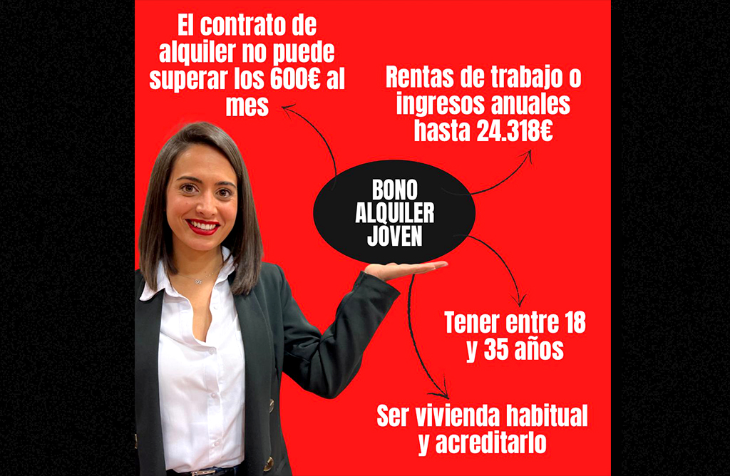 El Gobierno de España destina 17,6 millones de euros a la Región de Murcia para el “Bono de Alquiler Joven”